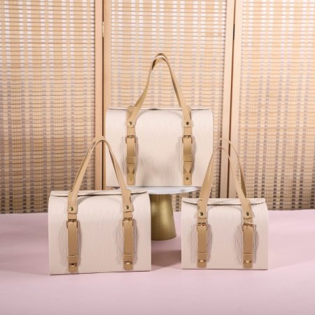 G1 طقم شنتة قشاط جلد 3 قطع